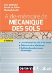 Aide-mémoire de mécanique des sols vignette