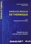 Exercices résolus de thermique. Tome II, Rayonnement thermique vignette