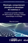 Travail aux grandes vitesses de déformation, formage, frittage, assemblage et soudage vignette